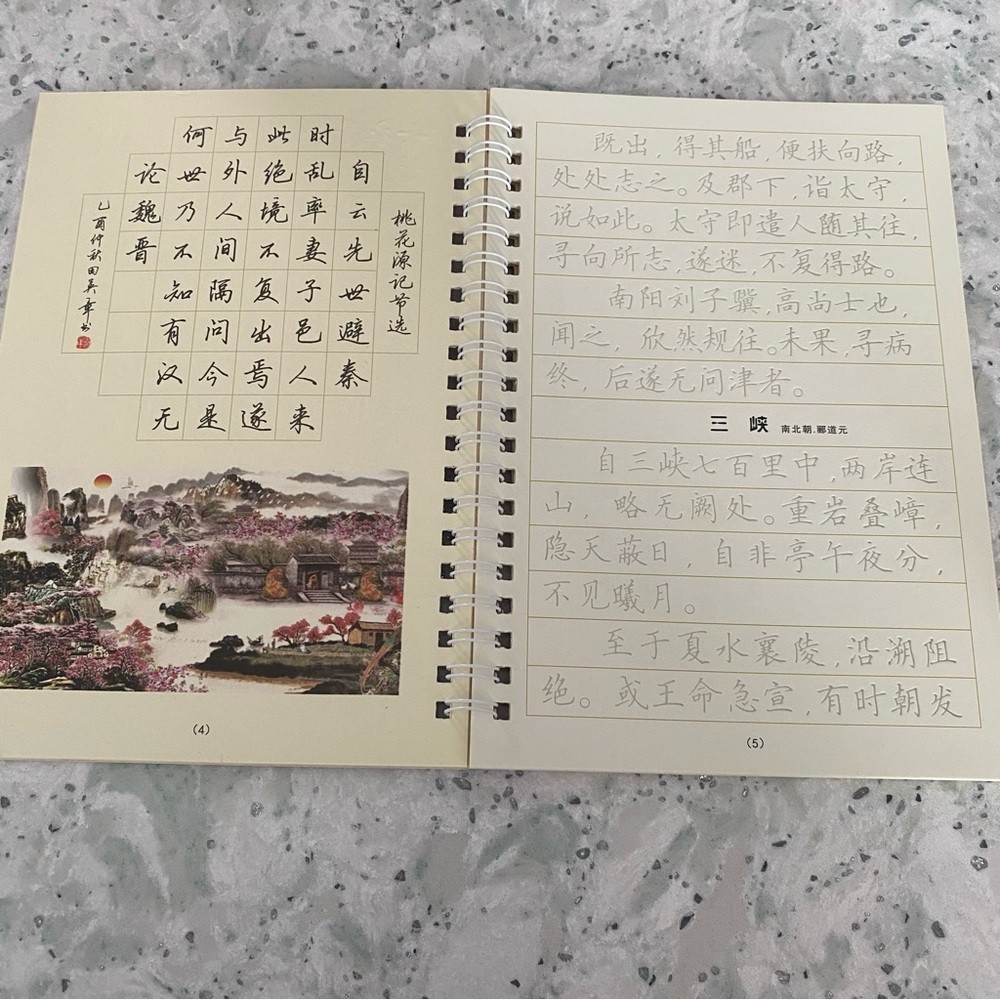 6 Practice Chinese Writing Books Set with Resuable Pages & Disappearing Ink - Picture 4 of 10